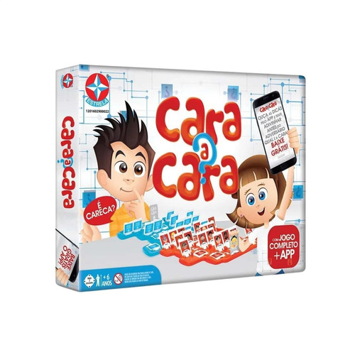 Jogo Infantil Menino Menina Cara A Cara Estrela + Aplicativo